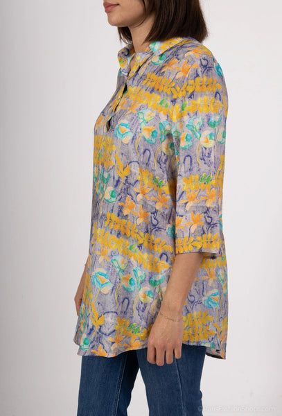 Pitkä paitapusero Lucia keltainen