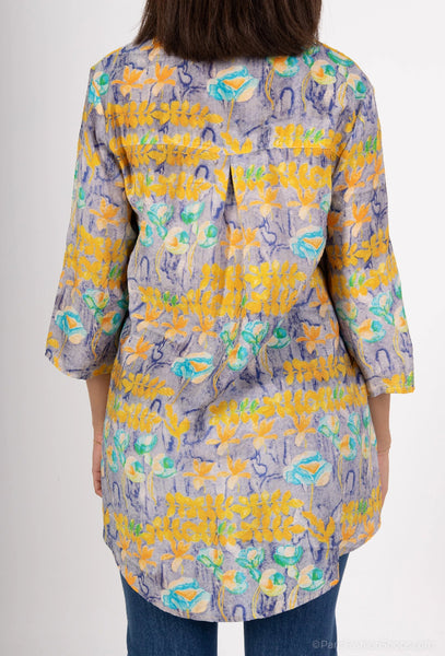 Pitkä paitapusero Lucia keltainen