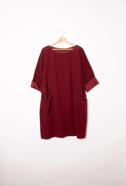 Mekko Esther viininpunainen