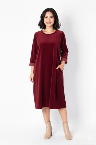 Mekko Esther viininpunainen