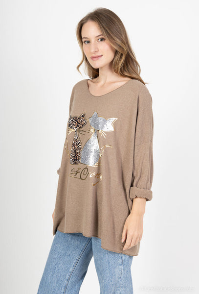 Neule Cissa beige