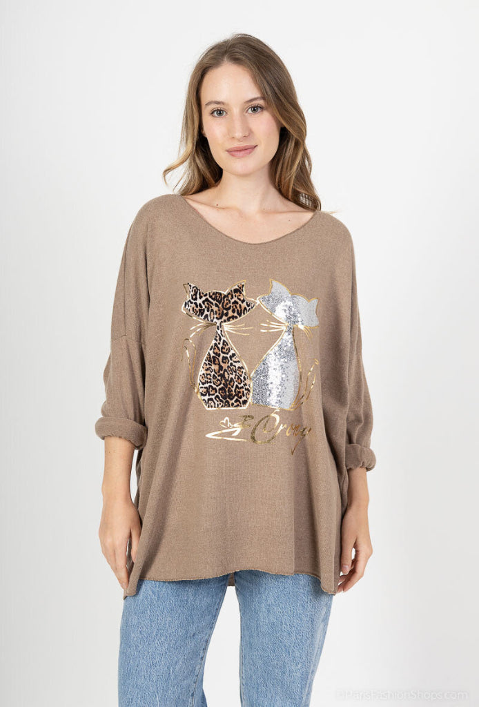 Neule Cissa beige