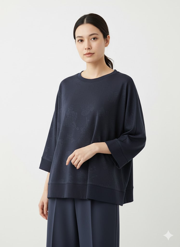 A-linjainen tummansininen pusero Molly. Susanne