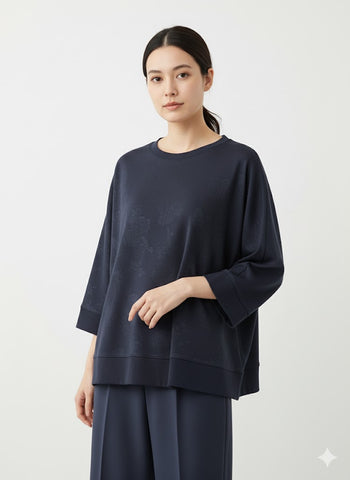 A-linjainen tummansininen pusero Molly. Susanne