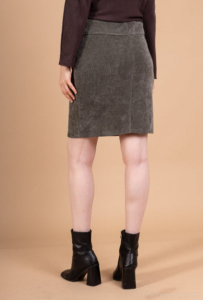 Oliviin vihreä samettihame Scarlett. Susanne