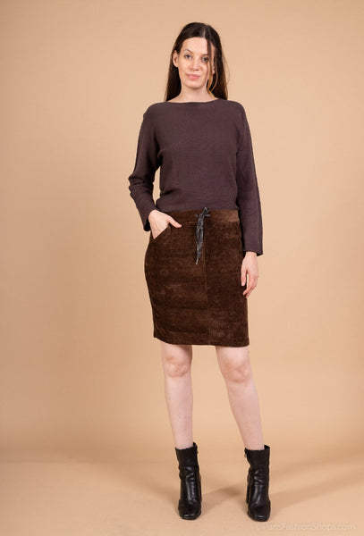 Kapea samettistrech hame taskuilla, Scarett-hame ranskasta. Susanne