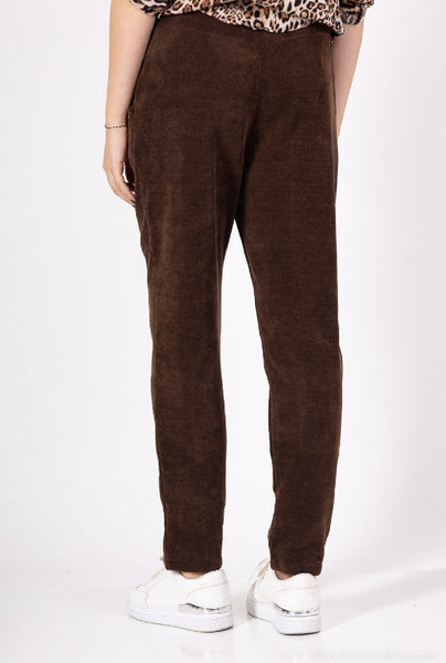 Jogger housut Terrie vaaleanruskea