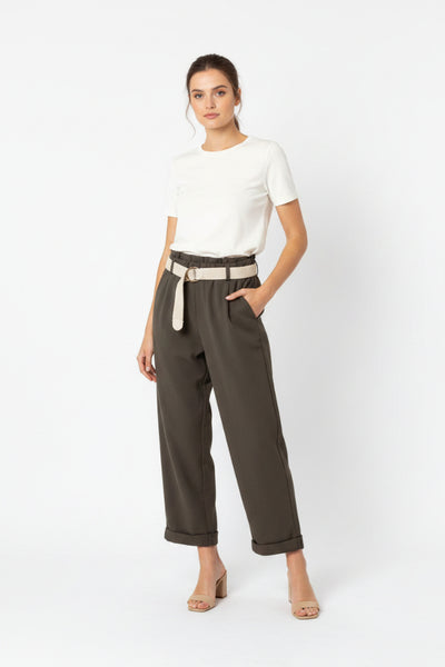 Housut Paige khaki