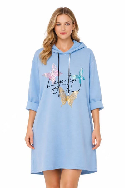  Hupparimekko Sydney vaalean sinisenä. Susanne