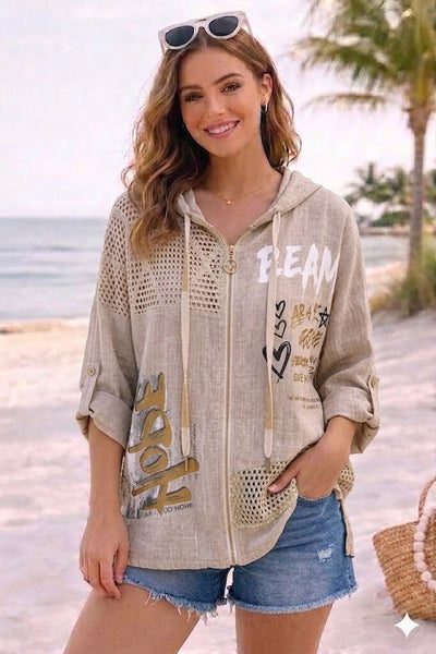 Huppari Alfrida taupe