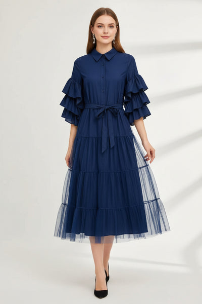 Mekko Simone sininen