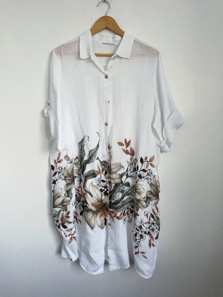 Valkoinen paitamekko Solaina, Susanne