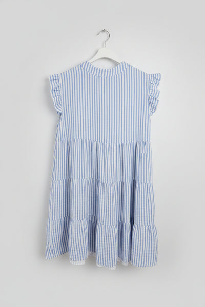 Mekko Victoria sinivalkoinen
