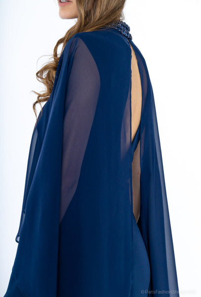 Iltapuku Abigail sininen