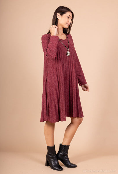 Mekko Ivette viininpunainen