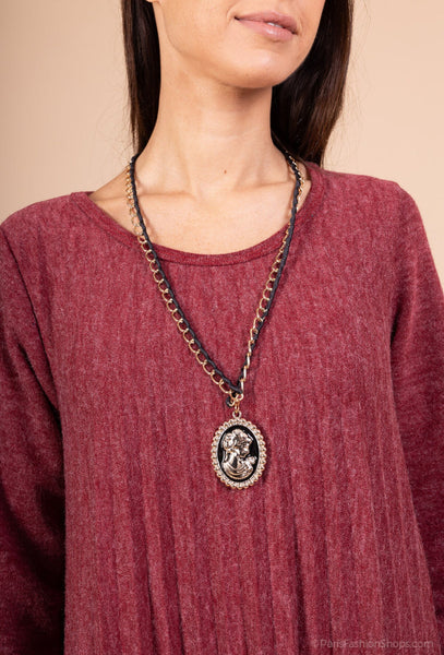 Mekko Ivette viininpunainen