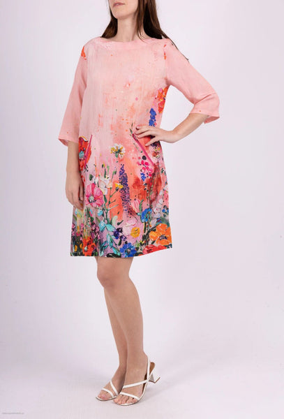 Mekko Pansy vaaleanpunainen