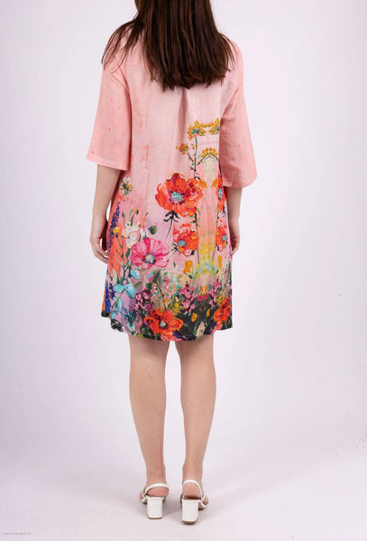 Mekko Pansy vaaleanpunainen