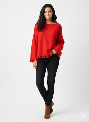 Neulepaita April punainen