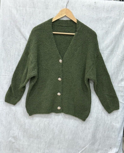 Neuletakki Berta khaki
