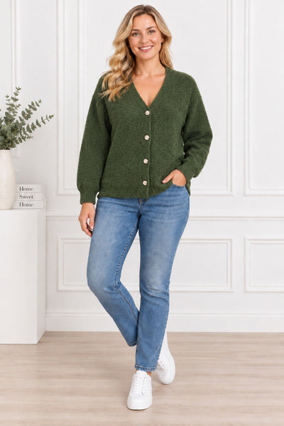Neuletakki Berta khaki