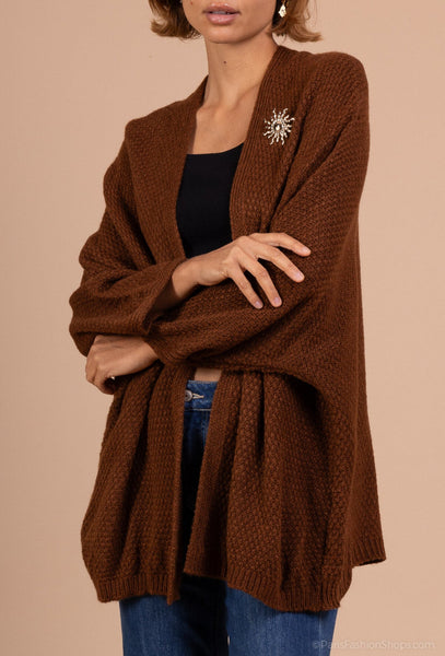 Neulejakku Lily ruskea