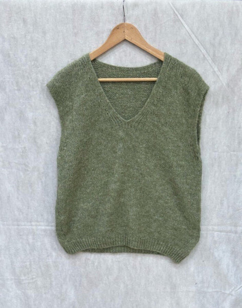 Neuleliivi Viola khaki