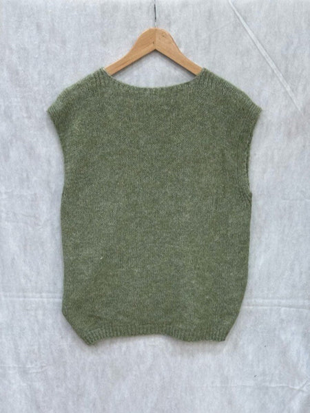 Neuleliivi Viola khaki