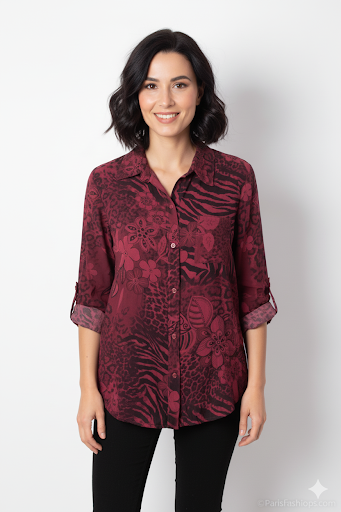 Viininpunamusta paitapusero Rosemary. Susanne