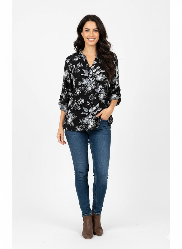 Pusero Alison mustavalkoinen