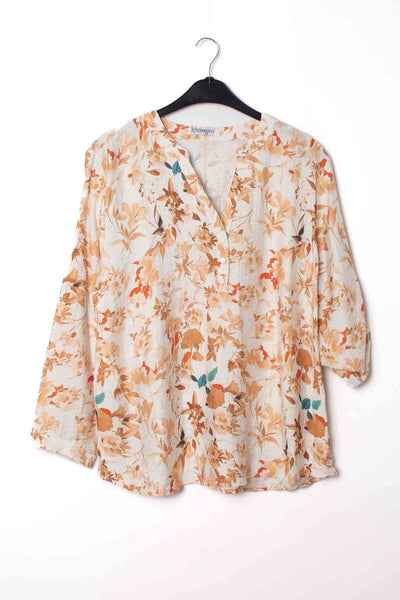 Celina paidan hihan voi nostaa napilla tai pitää pitkänä. Susanne