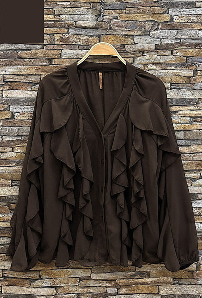 Pusero Fanella ruskea