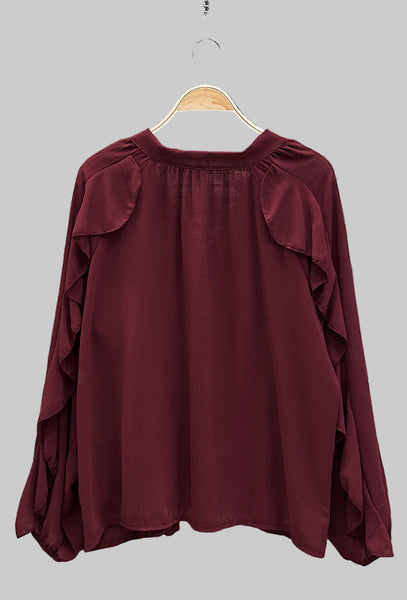 Pusero Fanella viininpunainen