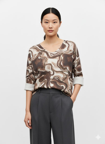 Pusero Miranda ruskea