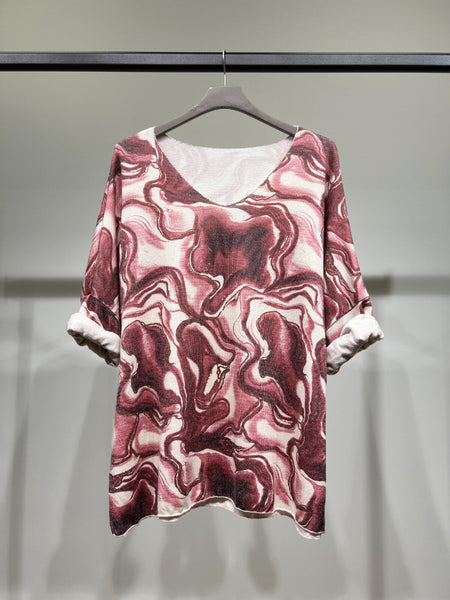 Pusero Miranda viininpunainen