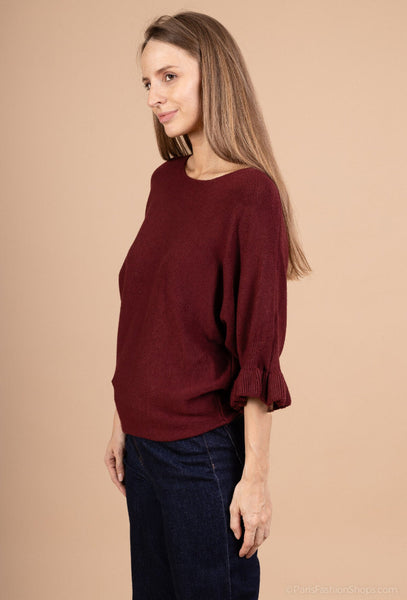 Pusero Wendy viininpunainen