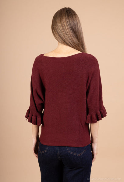 Pusero Wendy viininpunainen