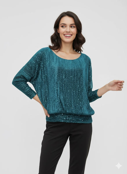 Vihreä  Alexandria hilepaita juhlaan. Susanne